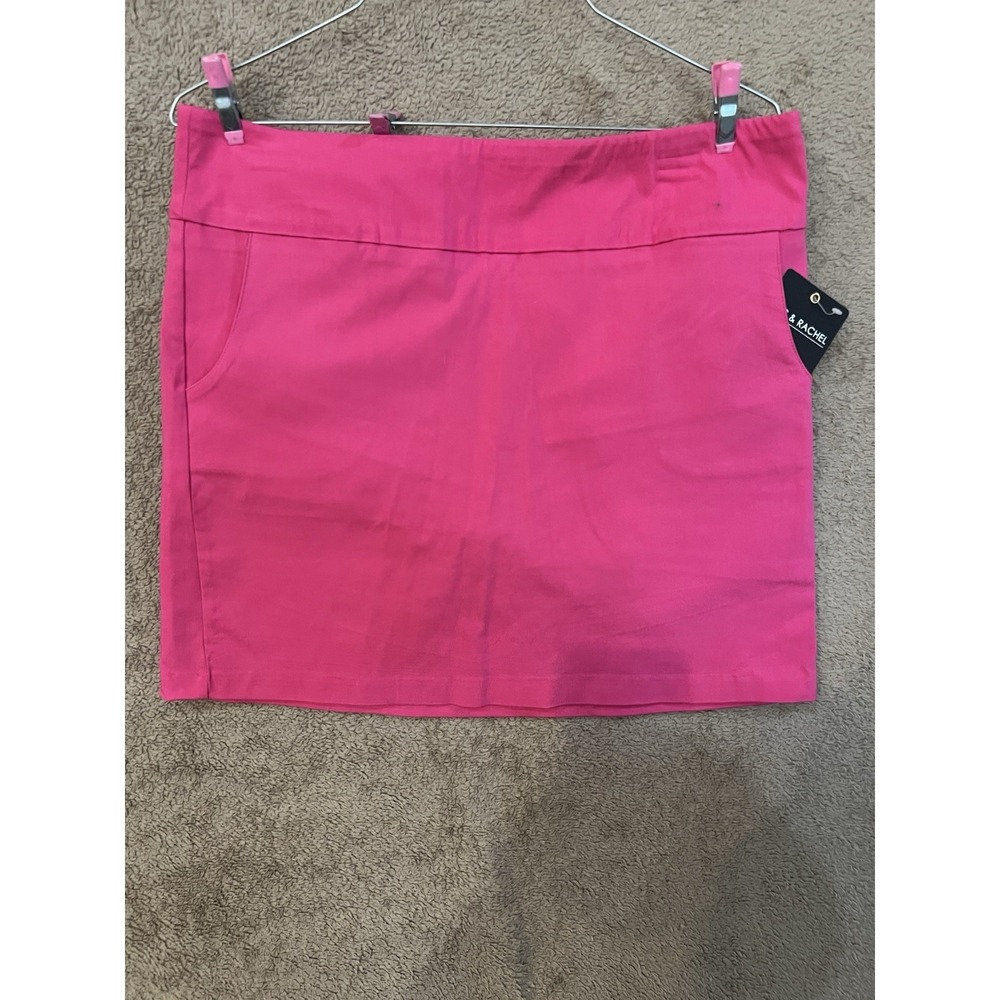 Zac & Rachel Bright Pink Skorts Preppy Coastal Flirty Fun